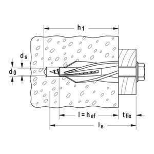 FISCHER - 50491 Anclaje de aircrete de nylon Turbo especial GB - EAN 4006209504918 ANCLAJES MECÁNICOS - Product Image 4