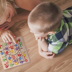 Tableau d'<span class=keywords><strong>alphabet</strong></span> en bois, puzzle <span class=keywords><strong>labyrinthe</strong></span>, jeux éducatifs préscolaires, bricolage, jeux amusants pour enfants - Product Image 6