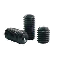 Vis à tête hexagonale à empreinte hexagonale en acier inoxydable 316 de qualité 12.9 DIN 916 M3-M16 avec pointe bombée