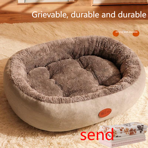 Cama de Lujo para Perros y Gatos, Pequeña, Universal, para las Cuatro Estaciones, Cálida para el Invierno, Clásica, Ecológica, de Algodón PP, Impermeable, Duradera, Portátil y Lavable - Product Image 6