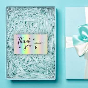 โปสการ์ดขอบคุณแบบสร้างสรรค์สำหรับธุรกิจ-วิกผมและเครื่องประดับการ์ดขอบคุณสำหรับบรรจุภัณฑ์ - Product Image 2