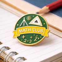 Pins de Esmalte Suave 2D y 3D Personalizados, Pins Metálicos para Solapa Escolar, Insignias Universitarias para Ceremonias y Actividades de Clubes Escolares