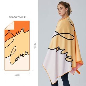Impression raffinée personnalisée, grande serviette de plage en microfibre super absorbante sans sable, cadeaux de vacances essentiels pour l'été/ - Product Image 3