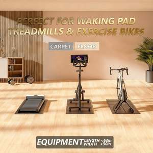 Alfombrilla para Equipo de Ejercicio Compatible con <span class=keywords><strong>Peloton</strong></span>, Alfombrilla para <span class=keywords><strong>Bicicleta</strong></span> Estática - Product Image 5