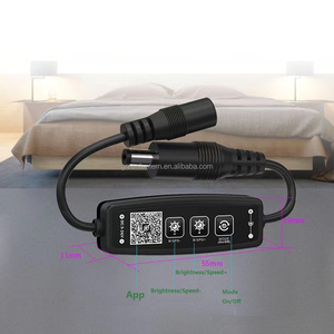 DC5-24V <span class=keywords><strong>Mini</strong></span> <span class=keywords><strong>3</strong></span> touches LED gradateur contrôleur musique synchronisation <span class=keywords><strong>Smart</strong></span> APP contrôle 5050 2835 blanc LED bande néon Module lumière contrôleur - Product Image 2