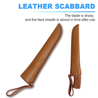 Couteau à fileter SUNSHINE en acier inoxydable fait main, taille personnalisée, pour désosser la viande et la pêche, avec étui en cuir, emballage personnalisé