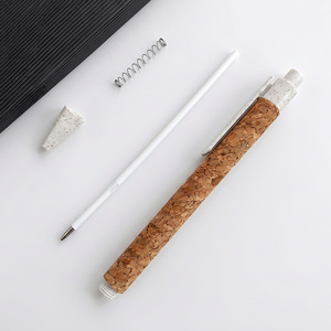 Bolígrafo Ecológico de Corcho con Botón de Presión, Regalo Corporativo Creativo, Uso General - Product Image 4