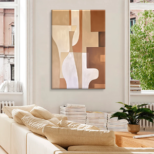 Décoration d'hôtel, <span class=keywords><strong>toile</strong></span> peinte à la main, art mural géométrique <span class=keywords><strong>facile</strong></span>, <span class=keywords><strong>peinture</strong></span> bohème - Product Image 6