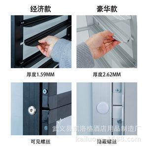 Detachable Commercial Enclosed Aluminum Alloy <b>Baking</b> Tray Rack 600x400 Hinged Door Bakery <b>Equipment</b> - Product Image 3