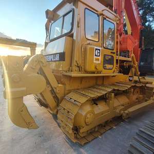 รถดันดินตีนตะขาบ Caterpillar D6D มือสองจากญี่ปุ่น เครื่องยนต์ CAT 3306 รุ่นปี 2023 น้ำหนัก 9500 กก. รถดันดินขนาดกลาง พร้อมริปเปอร์ สำหรับงานก่อสร้าง - Product Image 4