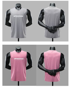 Débardeur de sport en maille respirant léger à séchage rapide pour homme, idéal pour le marathon et l'entraînement de cross-country, qualité supérieure, 100% - Product Image 4