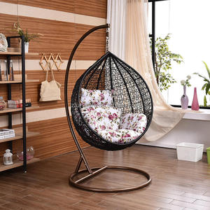 Silla Colgante de Mimbre y Ratán para Jardín, Balcón o Patio, Diseño Moderno, Personalizable, Venta al Por Mayor - Product Image 1