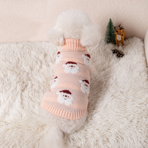 도매 가을 겨울 크리스마스 개 옷 고양이 스웨터 개 스웨터 작은 중간 개 소녀를위한 - Product Image 2