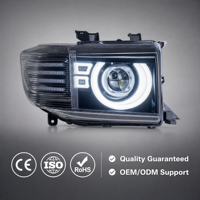 Ensemble de phares à LED modifiés avec feux de jour et clignotants pour Toyota Land Cruiser LC71 LC76 Série 70