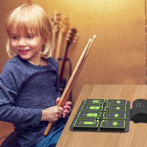 Mini ensemble <span class=keywords><strong>de</strong></span> jouets en silicone <span class=keywords><strong>Jazz</strong></span> Cymbales à faible volume Caisse claire Ensemble <span class=keywords><strong>de</strong></span> batterie professionnel pour enfants - Product Image 6