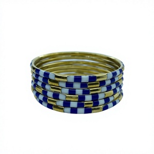 Handmade Brass Bangles <b>Women</b> Wholesale Latest Fashion Jewelry Collection High Quality Adjustable Gold Plated Wedding <b>Bracelet</b> - Product Image 1
