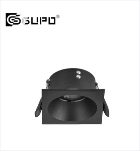 GUPO Aluminium Taille de coupe 75mm Salle de <span class=keywords><strong>douche</strong></span> IP44 <span class=keywords><strong>IP65</strong></span> Imperméable <span class=keywords><strong>Spot</strong></span> LED carré MR16 GU10 GU5.3 Cadre d'éclairage Luminaire - Product Image 2