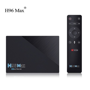 Boîtier TV H96 Max 3566 Android 11 8K Rockchip 4G 8G RAM 32G 64G ROM Double WiFi 4K Smart OTT avec télécommande vocale - Product Image 2