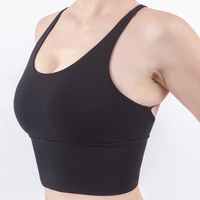 Soutien-gorge de yoga respirant et sans couture de haute qualité soutien-gorge de sport dos nu de fitness léger commande minimum 3 pièces en gros