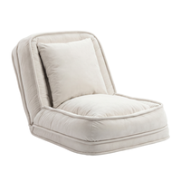 Canapé-lit pliable moderne et pratique pour salon et chambre, petit canapé-lit compressé, inclinable et réglable en tissu, pour une détente optimale