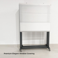 Persianas Romanas Motorizadas Inteligentes, Persianas Opacas para Ventanas, Control Remoto WiFi Tuya, Compatibles con Alexa, Google Home y Matter, Persianas Eléctricas