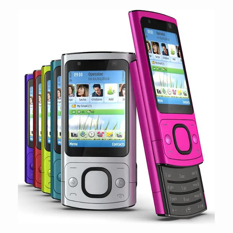 Pour les téléphones mobiles 6700 s 5MP caméra radio FM Java Symbian OS débloqué 6700 diapositive 3G téléphone