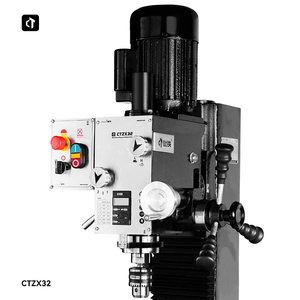 CTZX32 <span class=keywords><strong>fraiseuse</strong></span> de forage à vitesse variable multifonctionnelle perceuse à banc vertical moulin manuel pour une utilisation de paillasse - Product Image 5