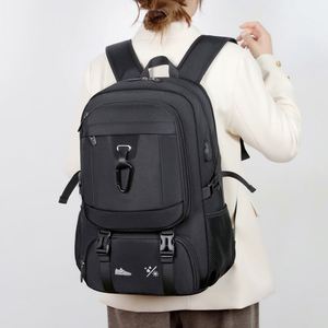 Custom <b>Black</b> Laptop <b>Backpack</b> Waterproof Casual Sport Travel Bag With Shoe Compartment Large Capacity Men's <b>Backpack</b> - Product Image 6