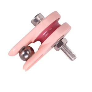 ล้อเซรามิกป้องกันการกระโดดของสายไฟแบบ OEM ระดับไฮเอนด์ รุ่น NT006 พร้อมสายพานกลมขัดเงาอย่างดี สำหรับอุตสาหกรรมสายไฟ SG - Product Image 1