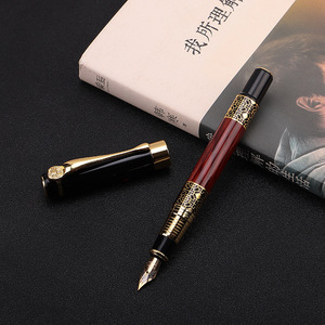 Vente en gros personnalisée <span class=keywords><strong>stylo</strong></span> <span class=keywords><strong>plume</strong></span> en résine <span class=keywords><strong>de</strong></span> luxe en métal chinois avec <span class=keywords><strong>encre</strong></span> - Product Image 6
