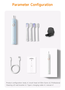 Cepillo de dientes eléctrico giratorio de limpieza profunda 40 °   Dispositivo Oscilante y Vibratorio para la Eliminación de Manchas Dentales, Disponible Personalización OEM - Product Image 6