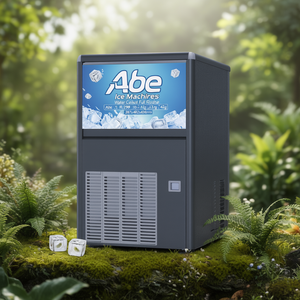 เครื่องทำน้ำแข็ง Abe 25W R290 ระบายความร้อนด้วยน้ำ ผลิตน้ำแข็งก้อนเต็มขนาด 13 กรัม 18 กรัม 33 กรัม 42 กรัม ขนาด 387x482x606 มม. - Product Image 3