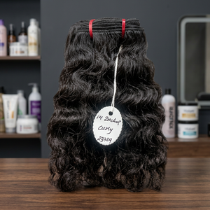 Extensions de cheveux humains indiens vierges Remy noirs bouclés, de 10 à 40 pouces, pour tissage - Product Image 3
