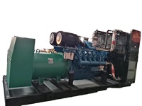 Générateur diesel haute puissance Weichai Baudouin 1000KW, équipement de production d'énergie de secours industriel de grande capacité