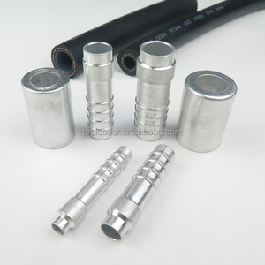 Phụ kiện ống dẫn dầu thủy lực điều hòa ô tô bằng nhôm, đầu nối thẳng, ren trong/ngoài, R12 R134A, bề mặt mạ, công nghệ đúc - Product Image 6