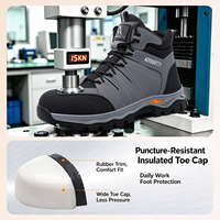 Bottes isolantes pour toutes les saisons, chaussures de sécurité électriques, chaussures isolantes pour hommes, chaussures de sécurité haute tige 6kV, chaussures de sécurité légères
