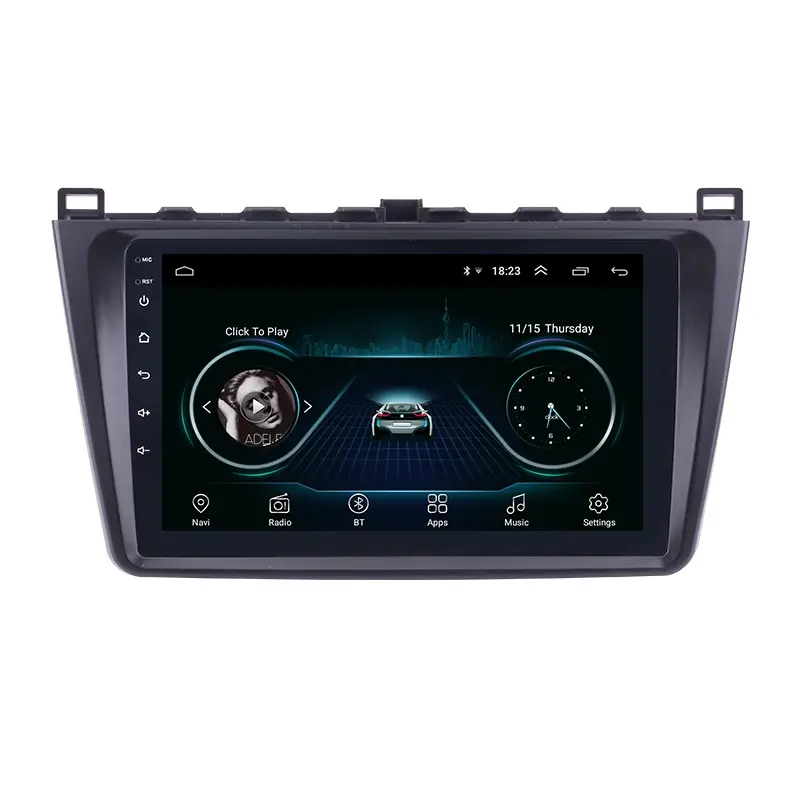 Android 8.1 2DIN araba kafa ünitesi radyo sesli GPS multimedya oynatıcı Mazda 6 Rui kanat 2008 2009 2010 2011 2012 2013 2014