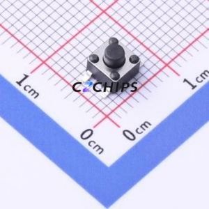 TSC015A04326B Tactile Switch SMD-4P,4.5x4.5mm Switch Round Button 2.6N Vertical Mount 4.5mm - Product Image 1