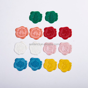 Timbro adesivo <span class=keywords><strong>con</strong></span> sigillo in cera personalizzato <span class=keywords><strong>con</strong></span> <span class=keywords><strong>logo</strong></span> personalizzato a colori - Product Image 6