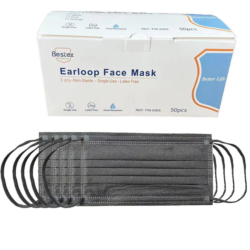 Wholesale Blue 4 Ply Disposable Face