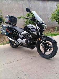 Suzuki GW250 <span class=keywords><strong>Inazuma</strong></span> Nera, Motore Bicilindrico Raffreddato ad Acqua, Touring, Valigie Laterali e Superiori in Alluminio, Barra Anticaduta, Parabrezza, <span class=keywords><strong>Moto</strong></span> Lunga - Product Image 1