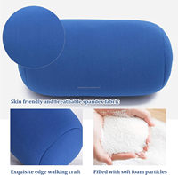Vente en Gros Oreiller de Couchage en Forme de Tube Micro Perles Oreiller de Voyage en Mousse de Polystyrène