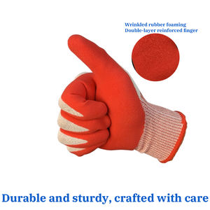 Chuangying 13g قفازات حديقة متينة قفازات رغوة مخصصة قفازات اللاتكس قفازات يد نايلون للعمل - Product Image 4