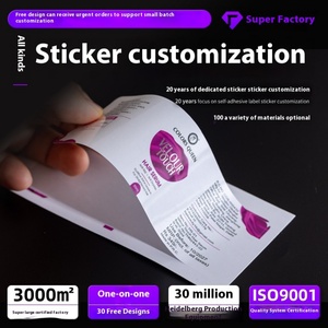 Etiqueta Autoadhesiva de Papel Recubierto Personalizado, Impresa con UV, para Productos Químicos Diarios, Etiqueta para Botellas, Etiqueta Personalizada - Product Image 5