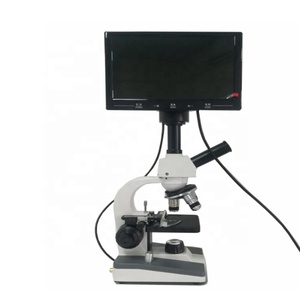 Microscopio óptico digital veterinario digital portátil barato con pantalla Lcd - Product Image 1