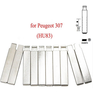 Metal en blanco sin cortar Flip KD/VVDI/JMD mandos a distancia Flip Blade 54 # HU83 Blade con <span class=keywords><strong>Goove</strong></span> para Peugeot 307 para Citroen - Product Image 1