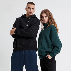 Sudadera cómoda de alta calidad con capucha y manga larga, al por mayor, clásica, con logo personalizado, de algodón, para hombre - Product Image 5