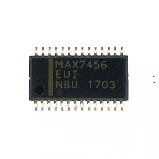 Original MAX7456EUI+ Alternatives AT7456E 7456E Microcontroller 28-TSSOP-EP Video IC