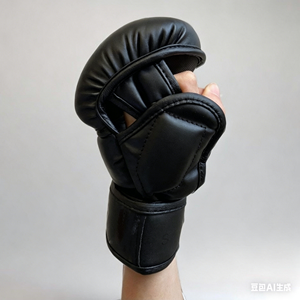 Guanti da Boxe MMA Mezze Dita in Pelle PU Personalizzabili con Logo, Spessi e Resistenti all'Usura per Allenamento e Sparring - Product Image 6