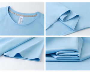 T-Shirt da Corsa per Uomo ad Asciugatura Rapida, Top Fitness Compressivo ad Alta Elasticità, Logo Personalizzato con Stampa Serigrafica - Product Image 2